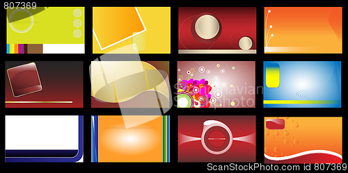 Image of Set of 12 business cards