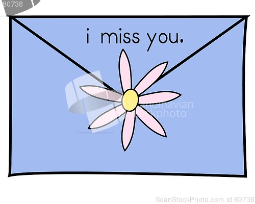 Image of i miss you blue