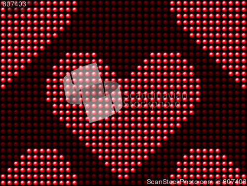 Image of Seamless Valentine's day love heart light panel