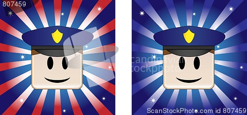 Image of Policeman Background