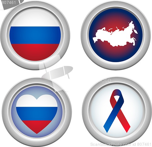 Image of Buttons Russia