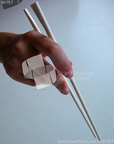 Image of Hand With Chopsticks