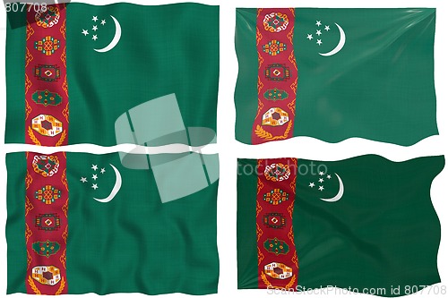 Image of Flag of Turkmenistan