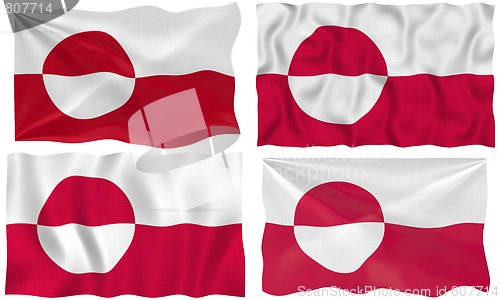 Image of Flag of Greenland