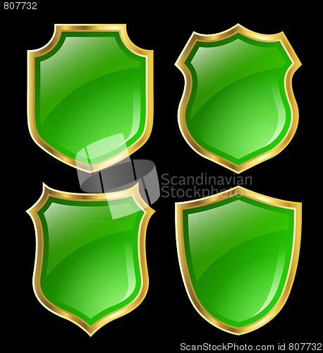 Image of shield design set