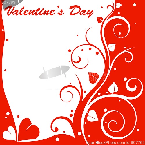 Image of valentine design card