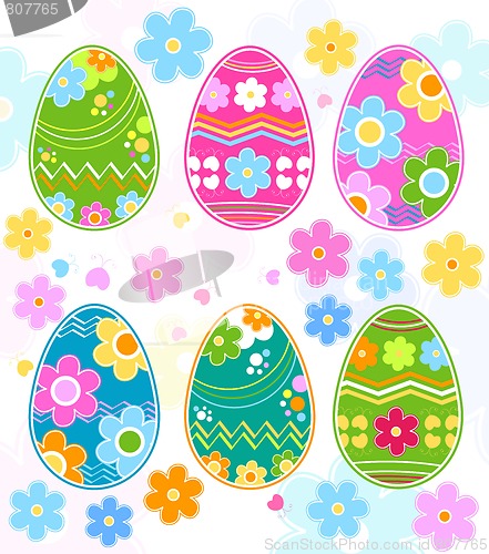 Image of easter eggs