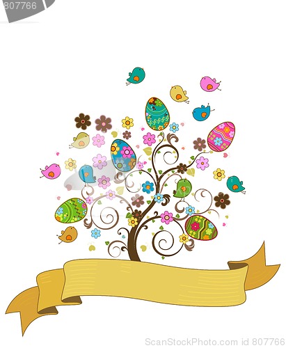 Image of easter tree