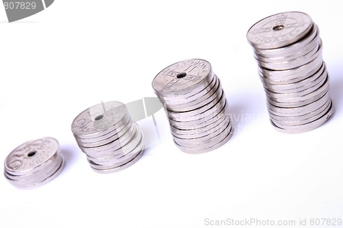 Image of Stacks of coins