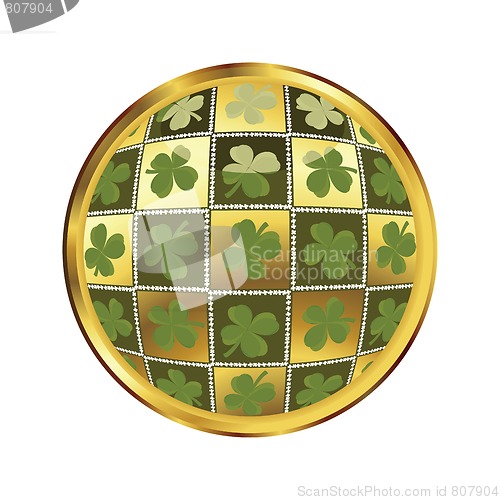 Image of st. Patrick's day button