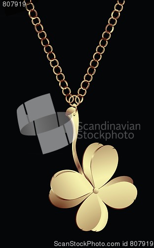 Image of Golden pendant