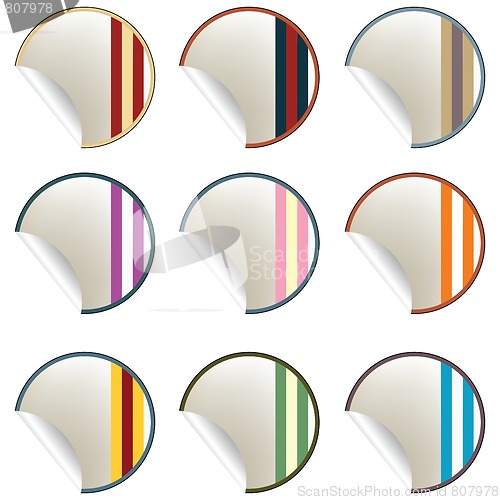 Image of Retro stickers 