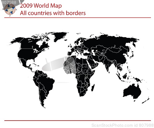 Image of world map