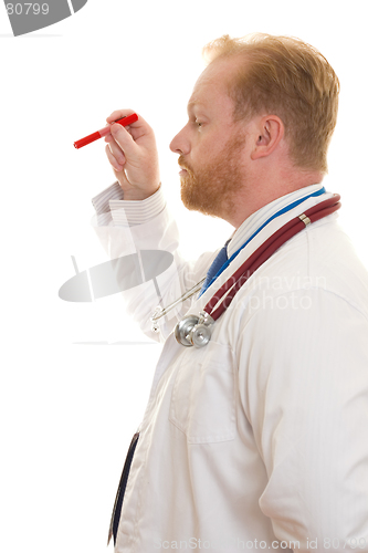 Image of Doctor with exam light
