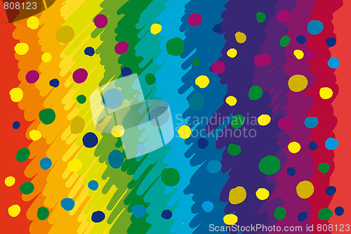 Image of abstract color twirl background