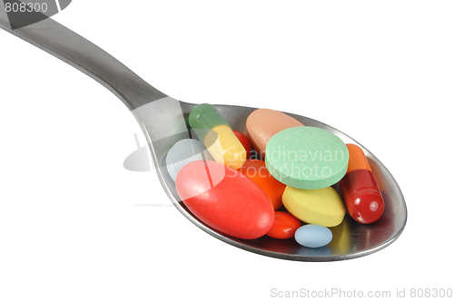 Image of Pills on Spoon