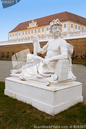 Image of classical greek statue in hof palace