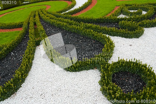 Image of palace park in hof, austria