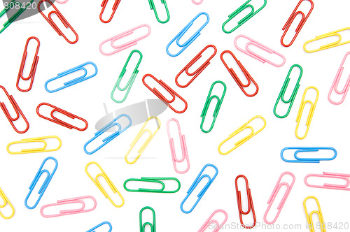 Image of Paperclips of different colors