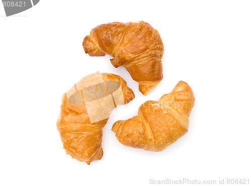 Image of Three croissants