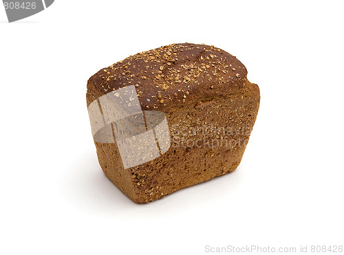 Image of The loaf of rye bread