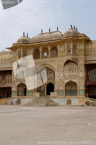 Image of Abandoned temple in Amber Fort complex, India