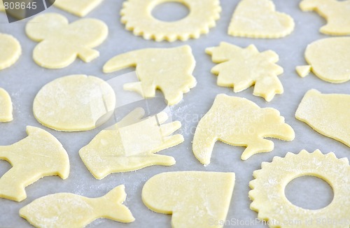 Image of Baking sheet with cookies