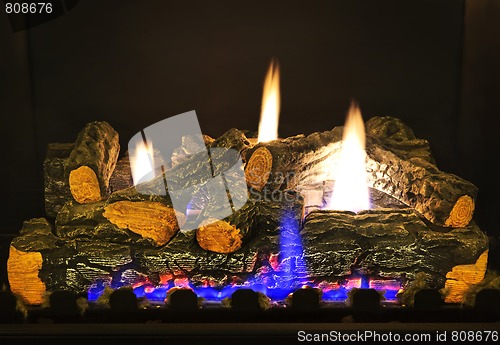 Image of Gas fireplace