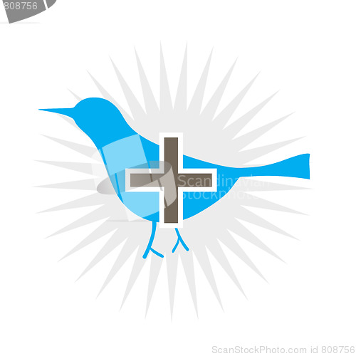 Image of Blue Bird Add Icon