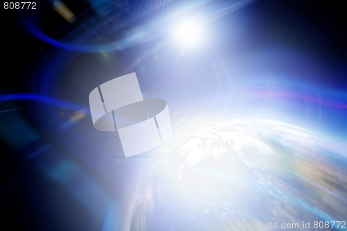 Image of Abstract Planet Backdrop