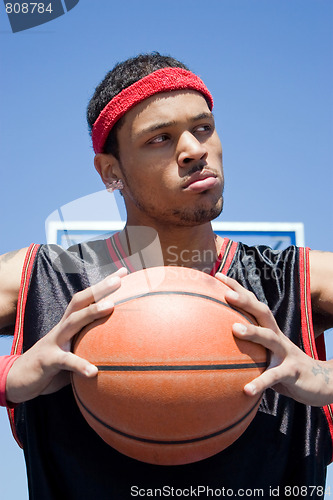 Image of Confident Basketball Player