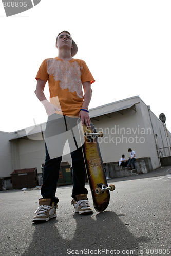 Image of Teenage Skateboarder