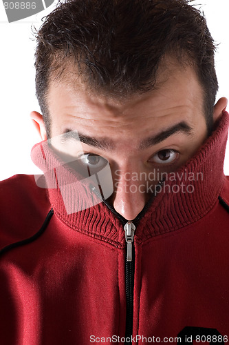 Image of Cold Shivering Man