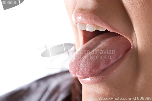 Image of Tongue Sticking Out