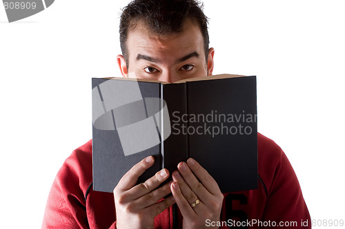 Image of Man Reading a Book