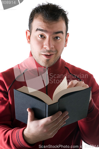 Image of Man Reading a Book