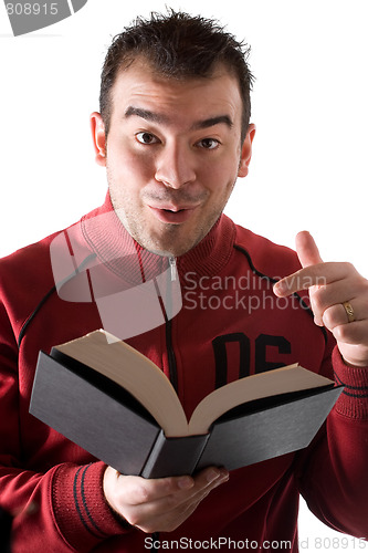 Image of Man Reading a Book
