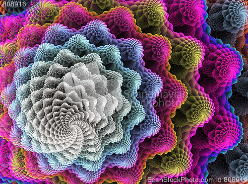 Image of Abstract Fractal Vortex