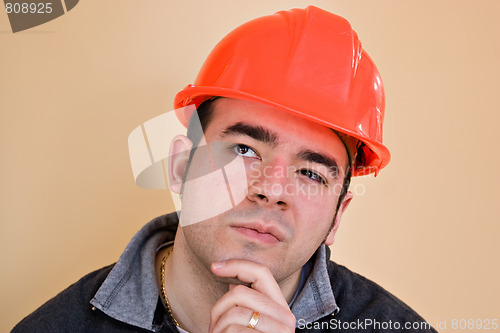 Image of Contemplative Worker