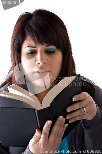 Image of Woman Reading a Book