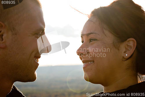 Image of Young Romantic Couple