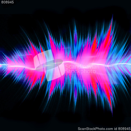 Image of Powerful Audio Waves