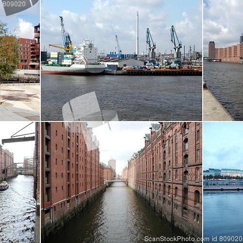 Image of Hamburg hafencity collage