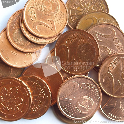 Image of Euro coins