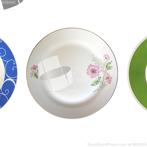 Image of Dishes isolated