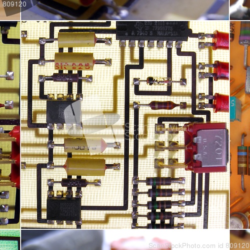 Image of Printed circuits collage