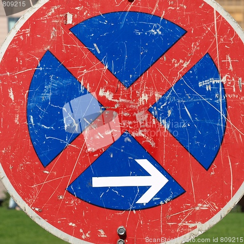 Image of No parking sign