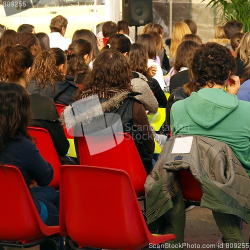 Image of People seated