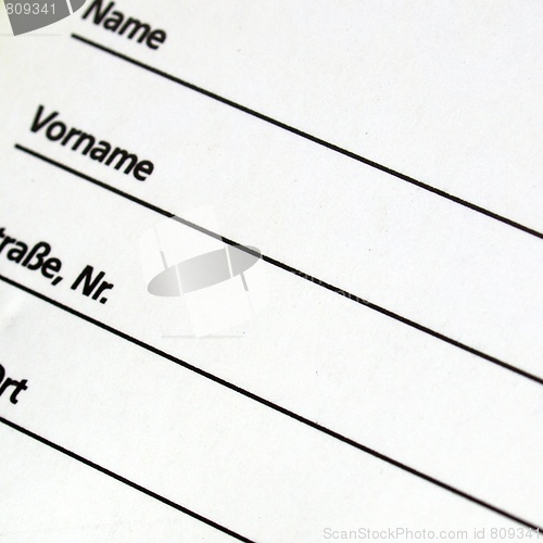 Image of Form