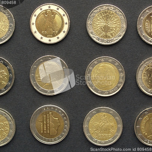 Image of Euro coins